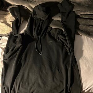 Gymshark black bold hoodie